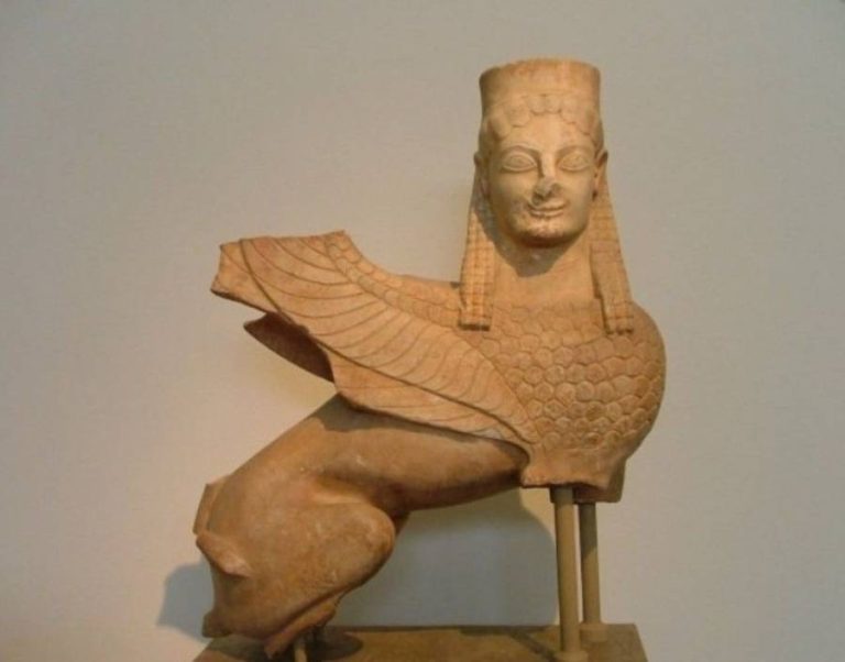 The Statue Of An Archaic Sphinx, Spata