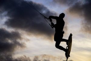 Kitesurfing In Loutsa