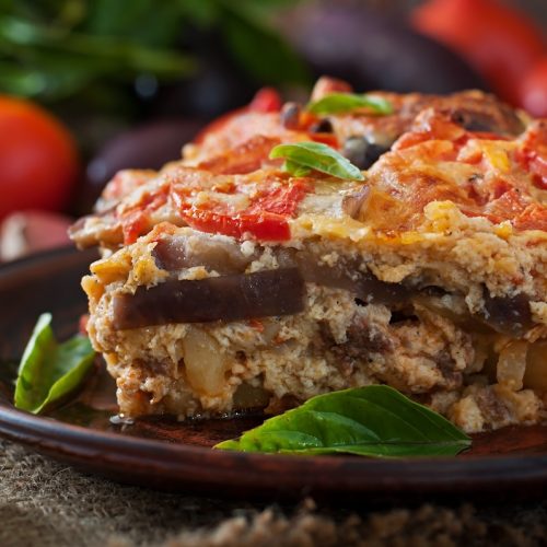 Moussaka - a traditional Greek dish